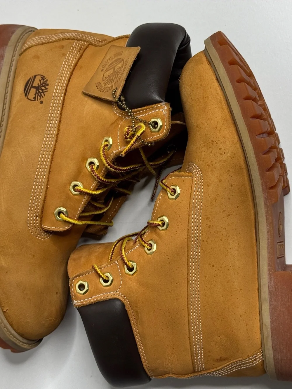 Timberland Wheat Suede Lace-Up Men's Work Boots